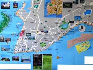 Mapa turístico | City attractions map
